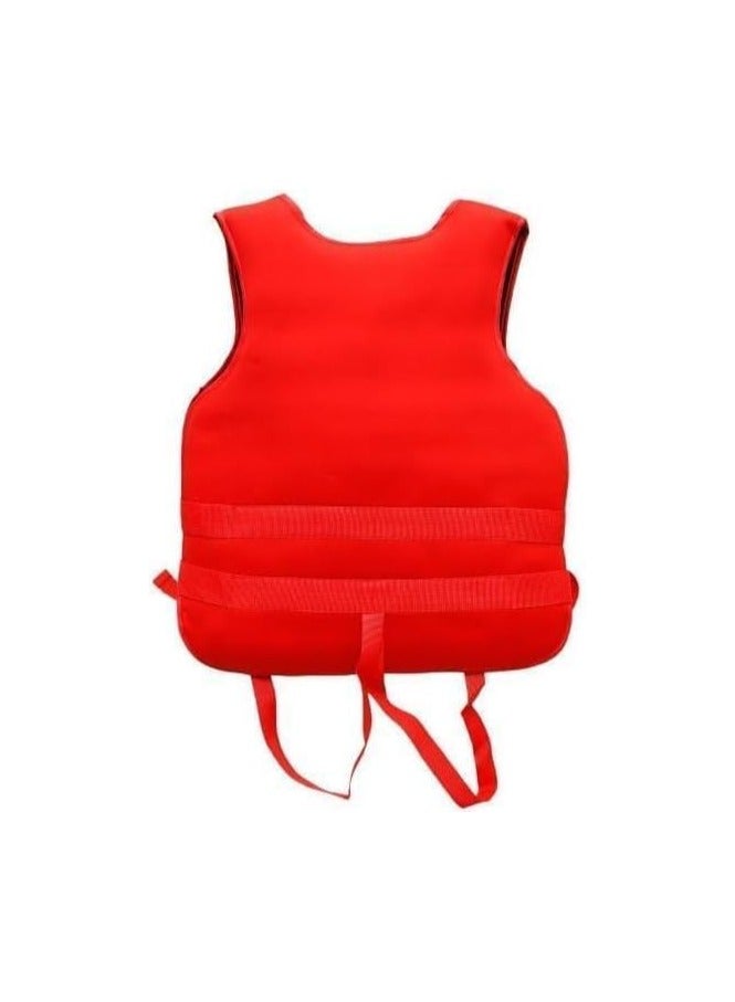 REBENUO Super Soft Swimming vest Size Large 60 to 75 KG (Red) - Image 2