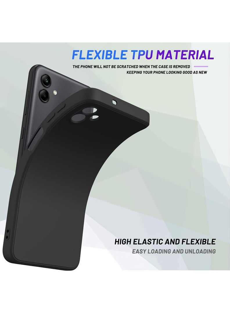 Case Up Compatible with Samsung Galaxy A07  Case, Soft & Premium Liquid Silicone [Anti-Scratch Microfiber Lining] Shockproof Protective Slim Phone Cover for Samsung Galaxy A07 2025, Black - Image 4