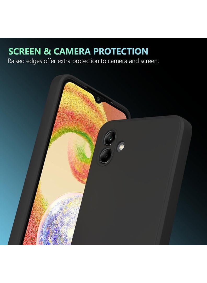 Case Up Compatible with Samsung Galaxy A07  Case, Soft & Premium Liquid Silicone [Anti-Scratch Microfiber Lining] Shockproof Protective Slim Phone Cover for Samsung Galaxy A07 2025, Black - Image 5