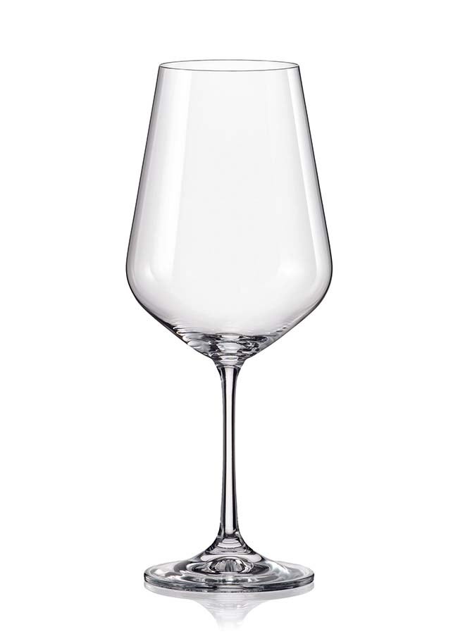 Crystalex Bordeaux Glass Siesta 500ml,Crystalline (Pack of 4) - Image 2