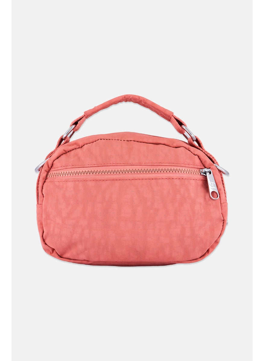 I Love Fashion Women Brand Logo Cross Body Bag 21 L x 14 H x 6 W cm, Peach  - Image 3