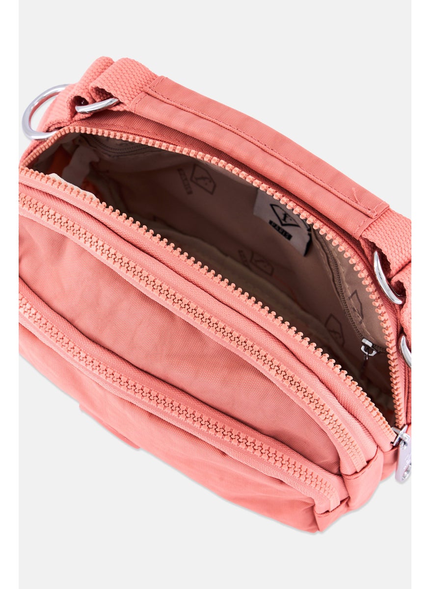 I Love Fashion Women Brand Logo Cross Body Bag 21 L x 14 H x 6 W cm, Peach  - Image 4