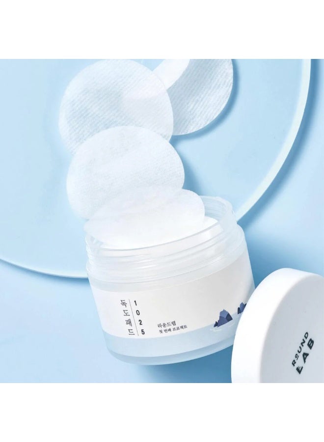 Round Lab 1025 Dokdo Toner Exfoliating Face Pads 70units - Image 4