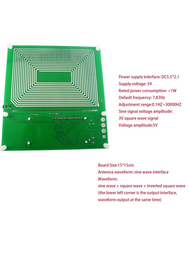 Adjustable Schumann Sine Wave Resonance Generator Ultra-Low Frequency Pulse Generator Resonator USB - Image 2