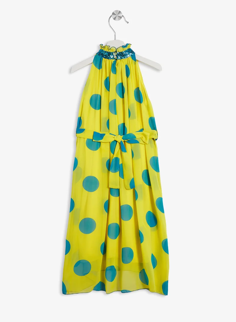 Little Golden Apple Little Polka Dots Dress