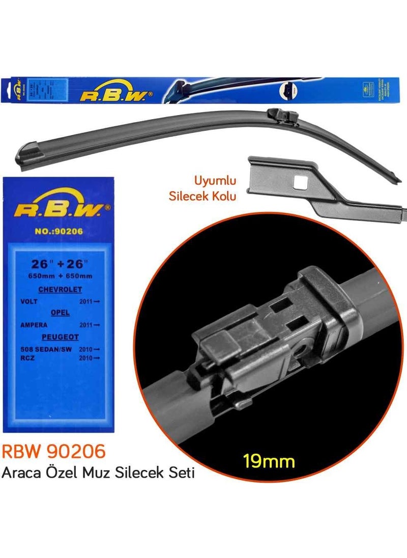 RBW 90206 Opel Ampera 2011- Front Wiper Set  - Image 3