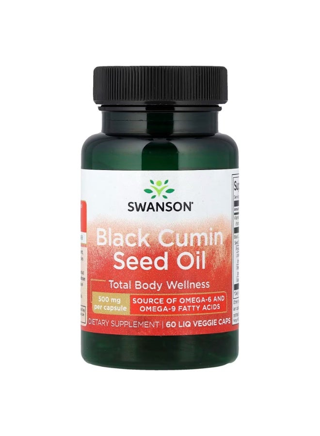 Black Cumin Seed Oil, 60 Liq Veggie Caps