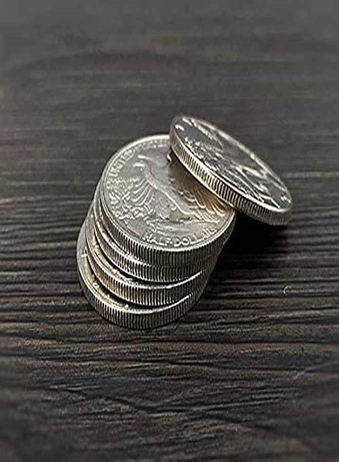 Garden Friends Walking Liberty Half Dollar Shell and Coin Set (4 Coins 1 Shell) Magic Tricks Coin Appear/Vanish Magic Props Gimmick Illusions - Image 3
