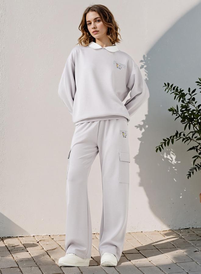 اس بي كاركترز بنطلون رياضي كارغو بطبعة الفول السوداني - Image 2