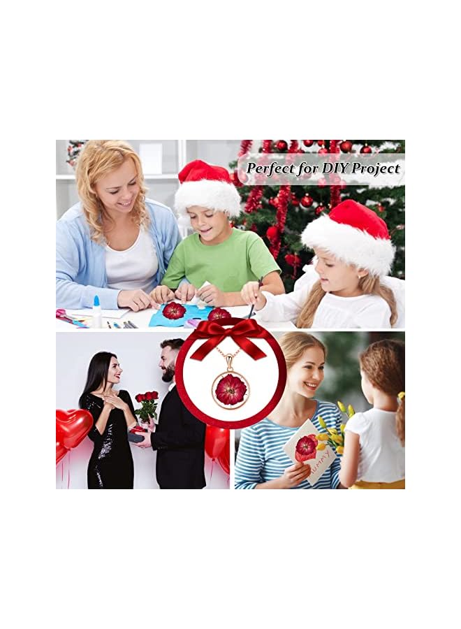 The Bros Dried Pressed Rose Flowers for Resin, 60 Pcs Natural Real Pressed Rose Flowers, Dry Flowers for Resin Crafts DIY Jewellery Ornament Candle Making Phone Case Home Decoration - Image 5