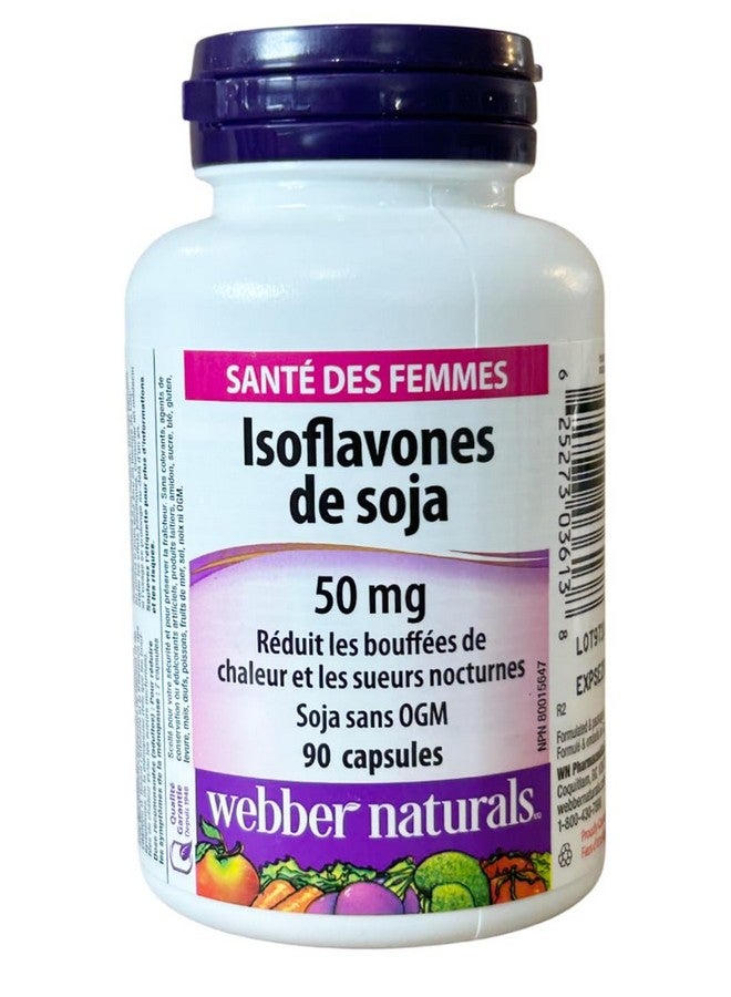Webber naturals Webber Naturals Soy Isoflavones 50mg 90 Capsules - Image 2