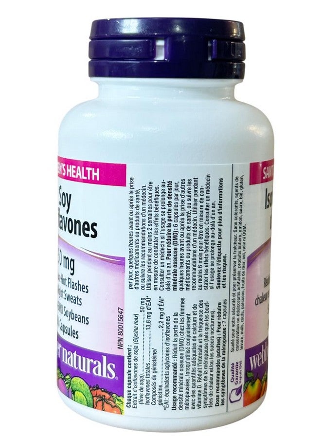 Webber naturals Webber Naturals Soy Isoflavones 50mg 90 Capsules - Image 4
