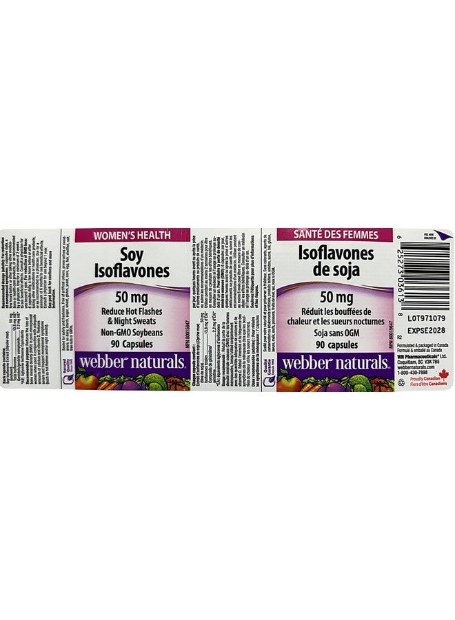 Webber naturals Webber Naturals Soy Isoflavones 50mg 90 Capsules - Image 3