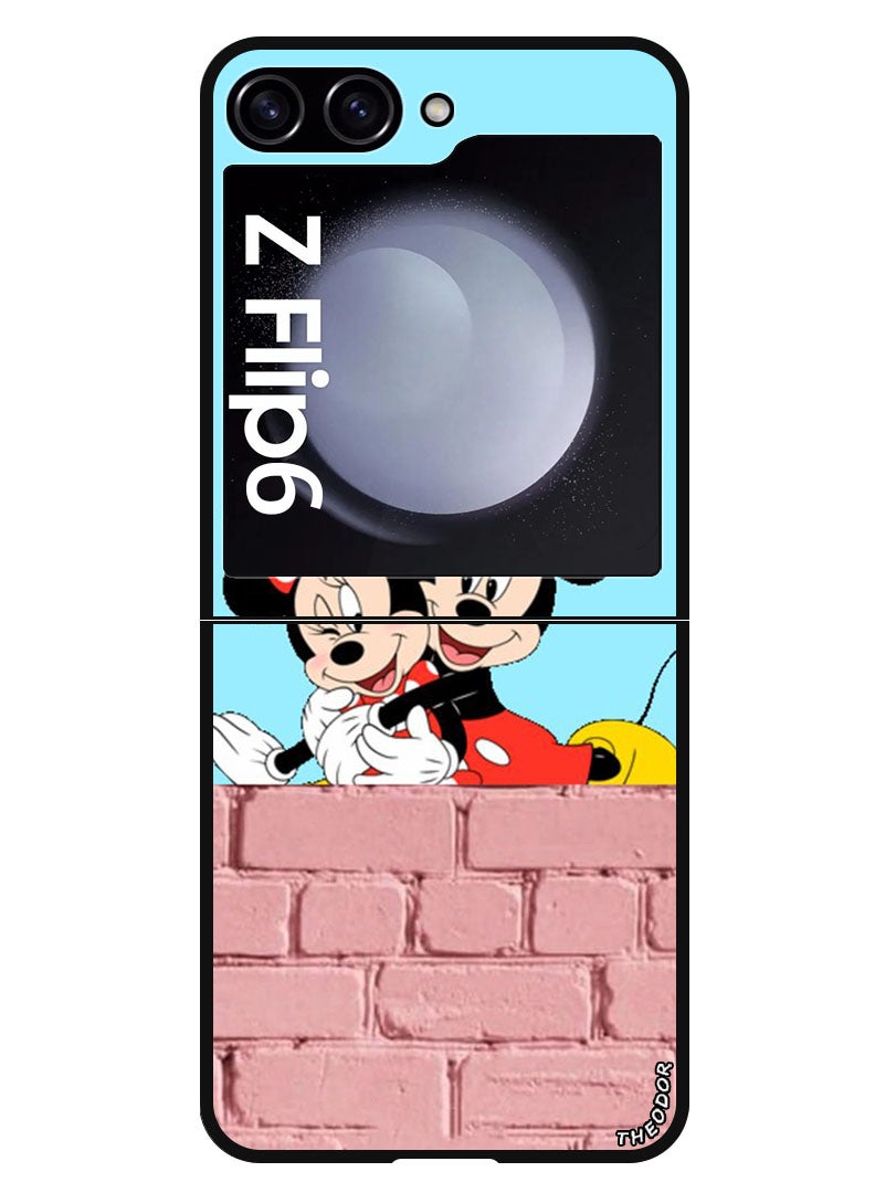 Theodor Protective Case Anti Scratch Shock Proof Bumper Cover For Samsung Galaxy Z Flip 6 Mickey - Image 1