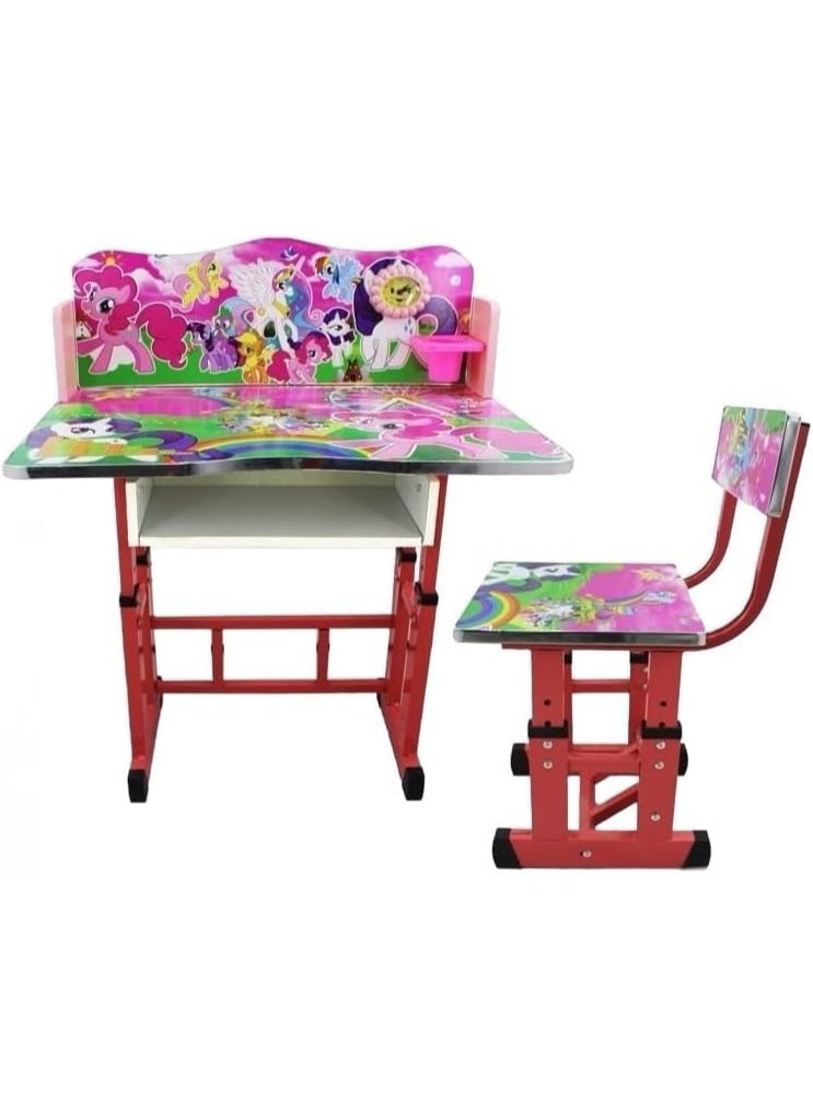 DubaiGallery مكتب أطفال، طاولة دراسة قابلة للرفع، مكتب دراسة منزلي، مكتب للطلاب في المرحلة الابتدائية، مجموعة مكتب وكرسي للكتابة للأطفال، مكتب عمل للأطفال، مكتب دراسة، مكتب أطفال، مكتب كتابة للطلاب في المدرسة - Image 1