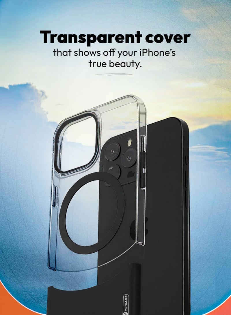 رعاية كبار الشخصيات جراب حماية من السقوط والخدش لهاتف iPhone 16 Pro PC Duo Magcase Magsafe المغناطيسي اللاسلكي للشحن لهاتف iPhone 16 Pro - Image 5