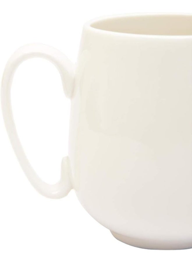 Shallow Cup & Saucer Set 12 Pieces 90ml, White, Bone China (6 Cups, 6 Saucers) - Image 4