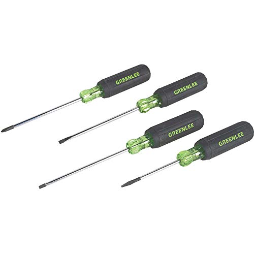 Greenlee 0153-03C Mini-Precision Screwdriver Set, 4 Piece, Silver - Image 1