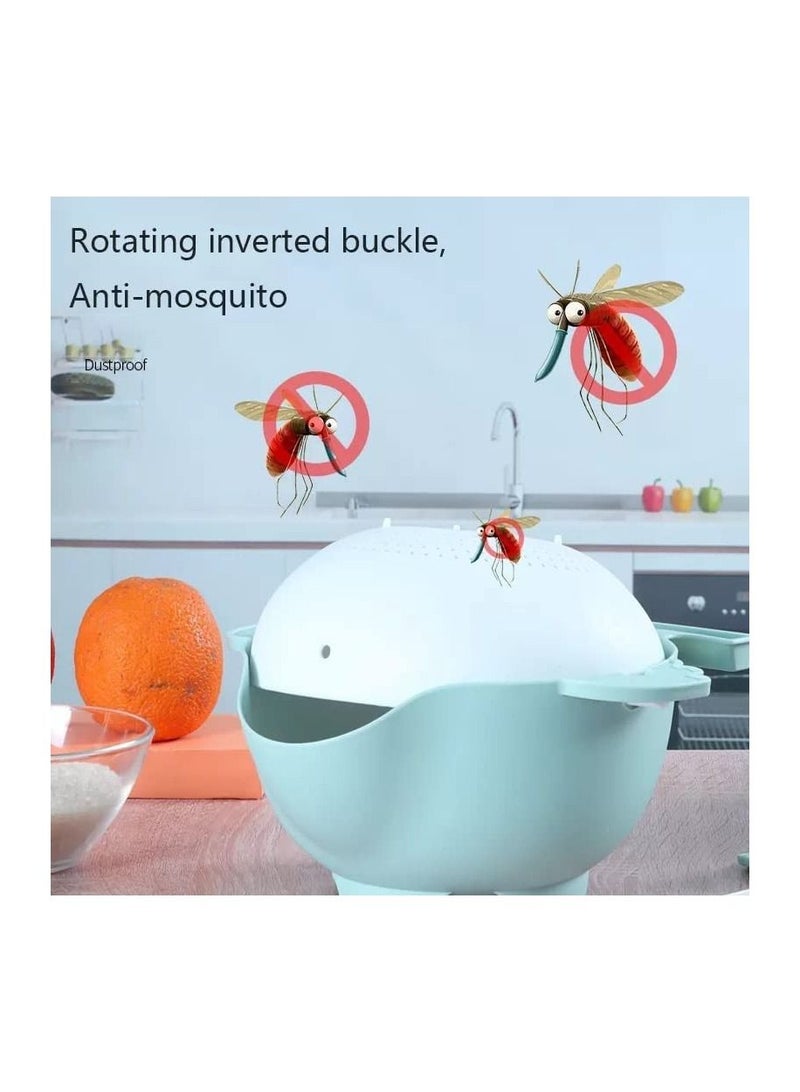 12 In 1 Multi-Purpose Vegetable Cutter With Interchangeable Blades Kitchen Tools Separation Of Egg Yolk And White Rapid Drain Basket - Image 4