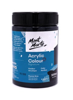 Mont Marte Mont Marte Acrylic Colour Paint 300ml - Paynes Grey 