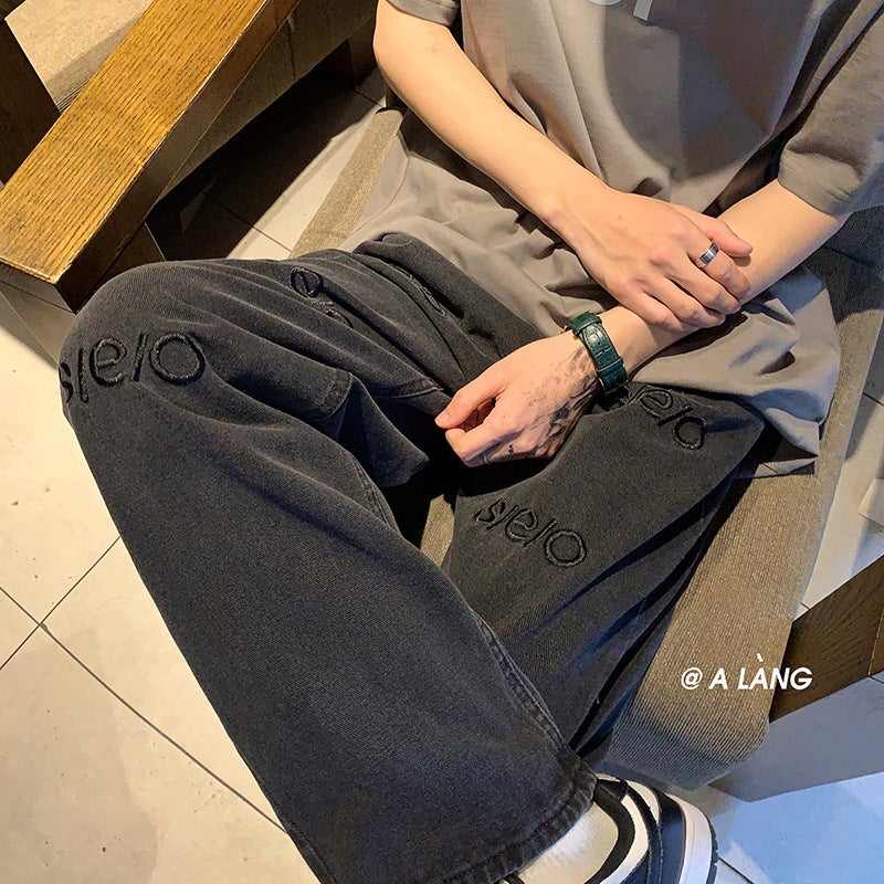 Unisex Casual Daily Denim Jeans - Image 3