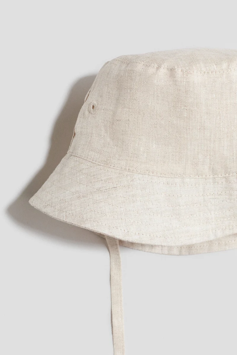 H&M Linen bucket hat