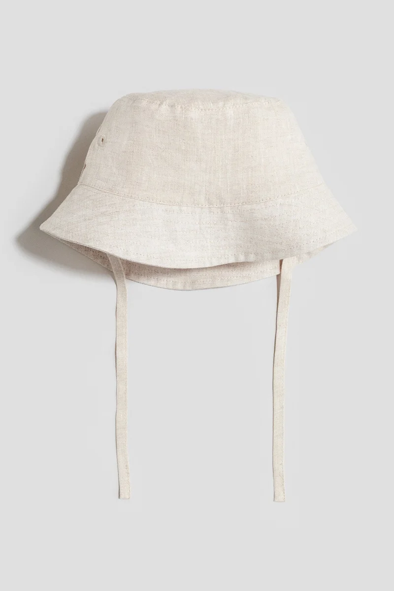 H&M Linen bucket hat