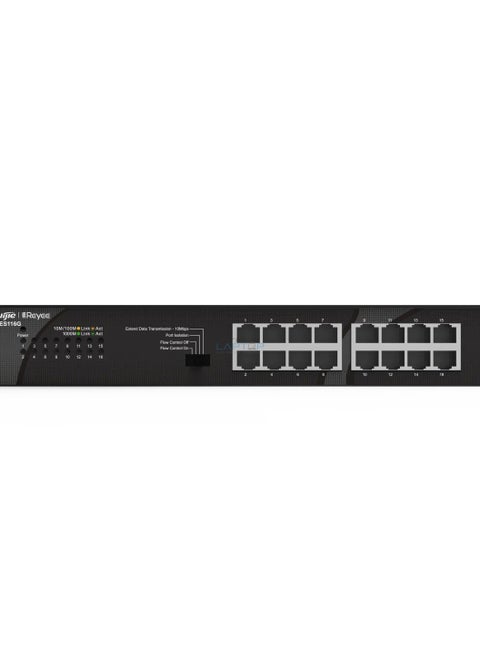 Ruijie Reyee RG-ES116G 16-port 10/100/1000Mbps Unmanaged Non-PoE Switch
