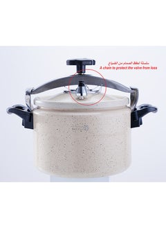 Saif Plus Saif Plus Aluminium Granite Pressure Cooker Beige  - Image 2
