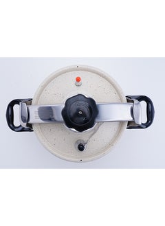 Saif Plus Saif Plus Aluminium Granite Pressure Cooker Beige  - Image 3
