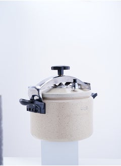 Saif Plus Saif Plus Aluminium Granite Pressure Cooker Beige  - Image 4