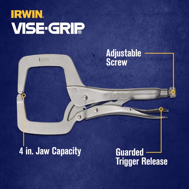 IRWIN VISE-GRIP Original Locking C-Clamp, 11", 19 - Image 2