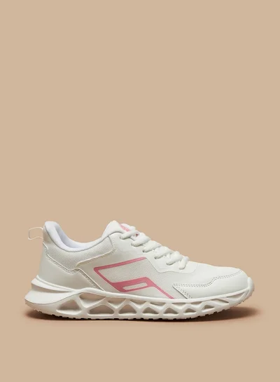 شو اكسبرس Women's Textured Lace-Up Sports Shoes