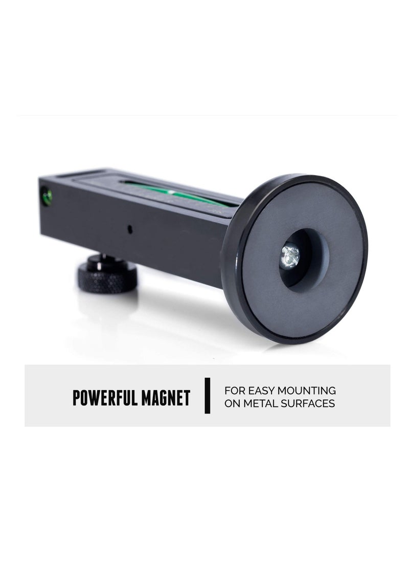 Captaintech - Adjustable Universal Magnetic Camber Gauge - Magnetic Alignment Tool for Cars, Caster Wheel Measurement, and Camber Adjustment - Essential for Accurate Vehicle Alignment. - Image 1