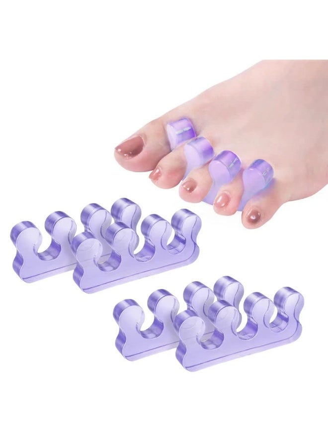 ماكس كير MAX CARE فواصل أصابع القدم للباديكير وتخفيف آلام البونيون – فواصل جل طبية قابلة للغسل وإعادة الاستخدام، أدوات باديكير لفصل الأظافر وتطبيق طلاء الأظافر - Image 1