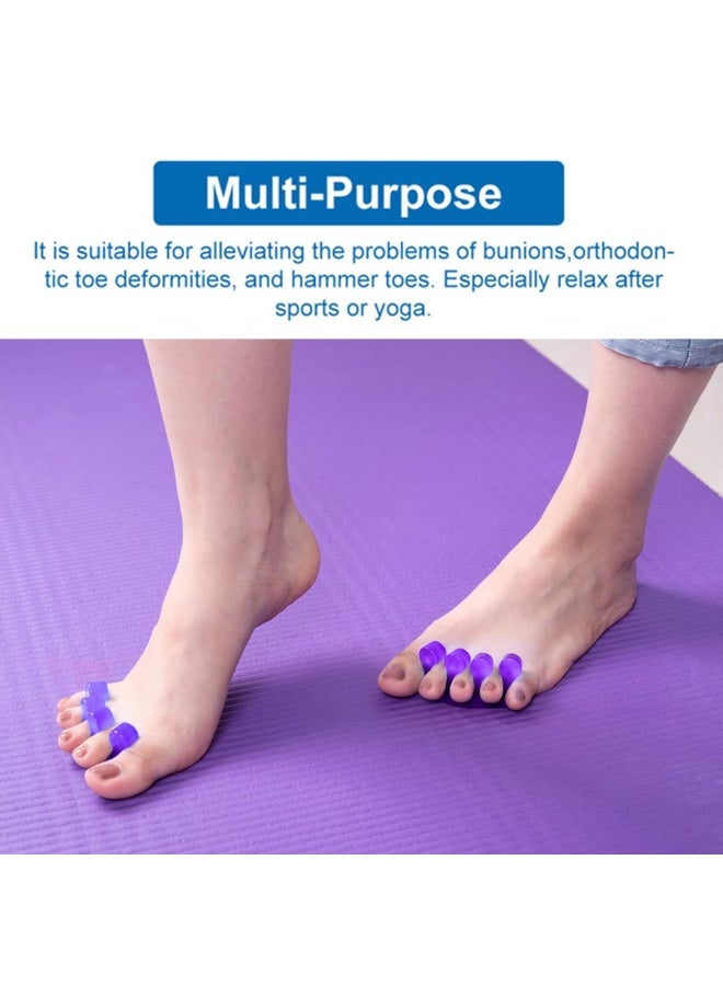 ماكس كير MAX CARE فواصل أصابع القدم للباديكير وتخفيف آلام البونيون – فواصل جل طبية قابلة للغسل وإعادة الاستخدام، أدوات باديكير لفصل الأظافر وتطبيق طلاء الأظافر - Image 5