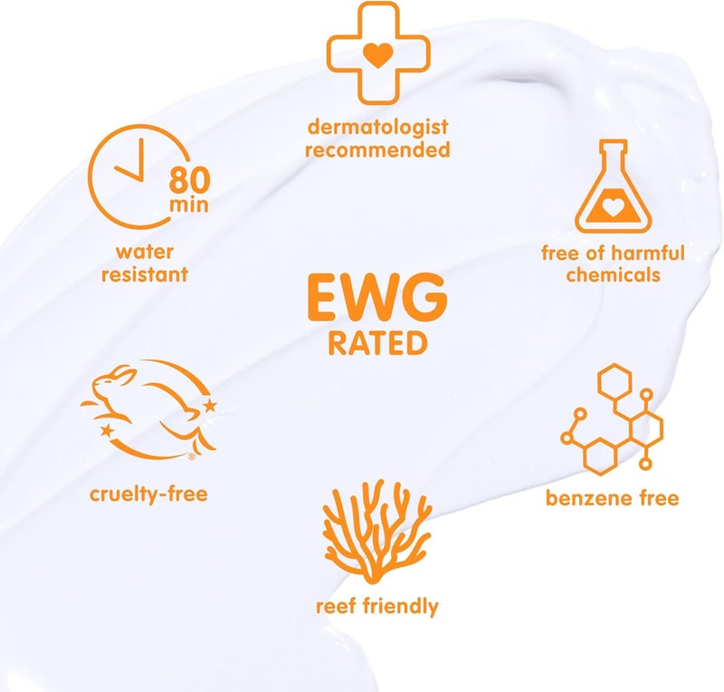 Thinksport Kid's Safe Sunscreen SPF 50+, 3oz - Water Resistant, Reef Friendly, Broad Spectrum UVA/UVB Protection - Image 4