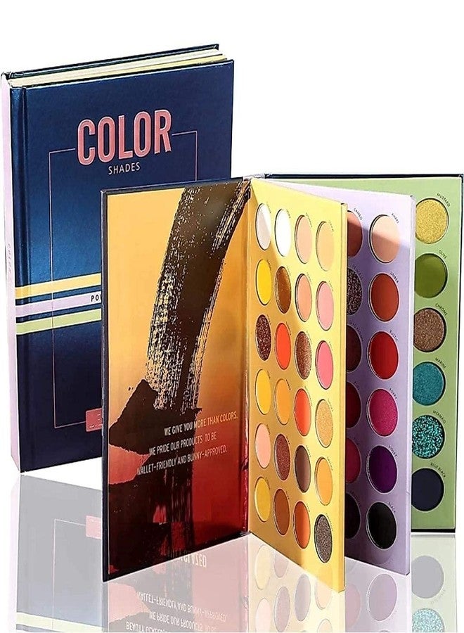 AFFLANO 72 Colors Matte & Shimmer Pigmented Beauty EyeShadow Color Icon Book Eye Shadow Palette - Image 1