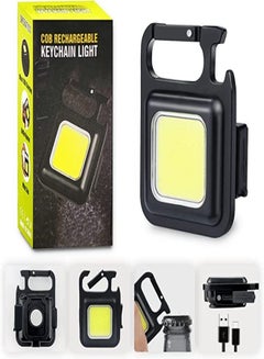 Generic Mini LED Flashlight, Rechargeable Keychain Mini Flashlight, 3 Light Modes Portable Pocket Light  - Image 1