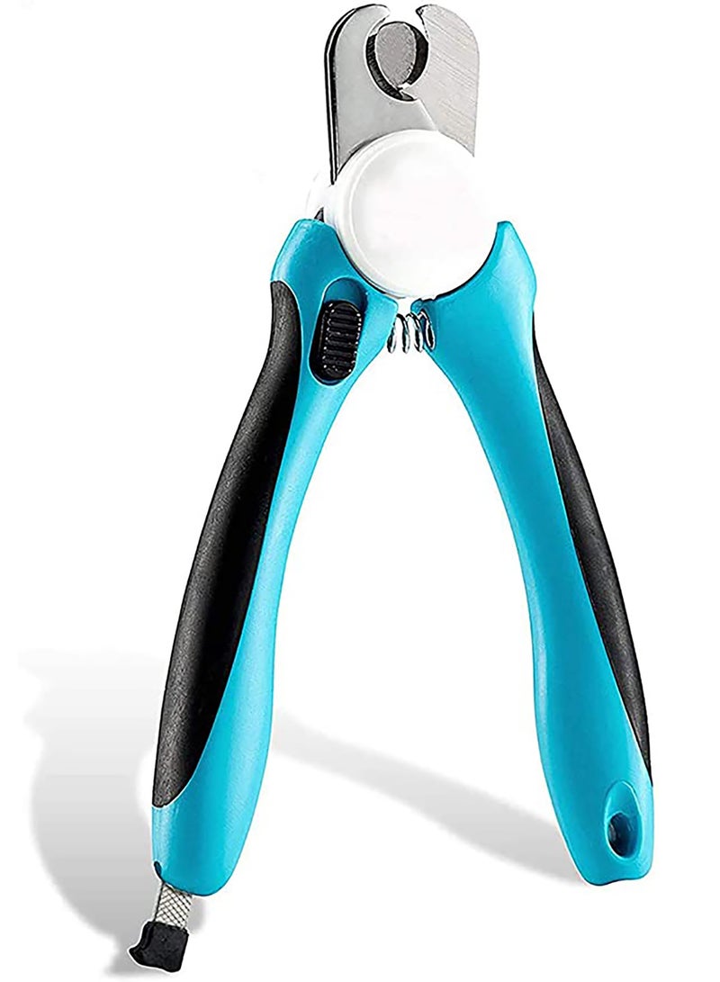 Excefore Dog Nails Clippers with Safety Guard to Protect Over-Cutting Nails, Professional Dog Nail Clippers, Razor Sharp Blades with Bonus Dog Nail File, Dog claw clippers-Sturdy Non-Slip Handles - Image 1