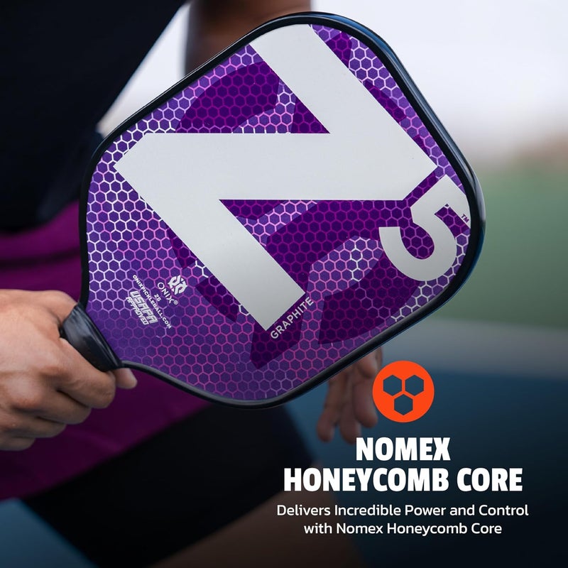 Onix Graphite MOD Z5 Graphite Carbon Fiber Pickleball Paddles with Cushion Comfort Pickleball Paddle Grip - Image 2