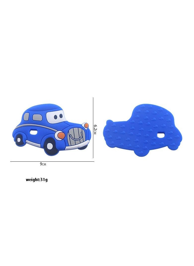 TOT TOT Car shaped Silicone Teether for Baby (blue)  - Image 2
