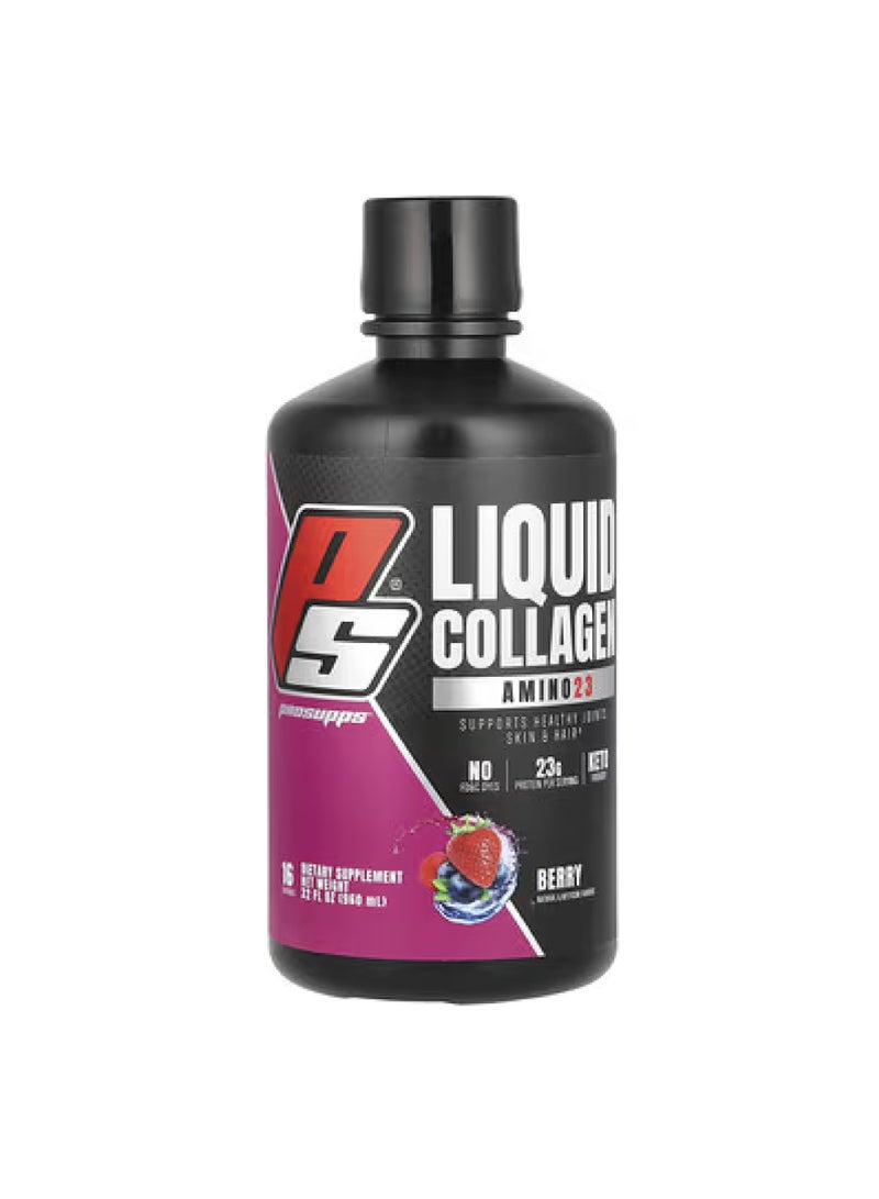 Amino 23 Liquid Collagen, Berry, 32 fl oz (960 ml)
