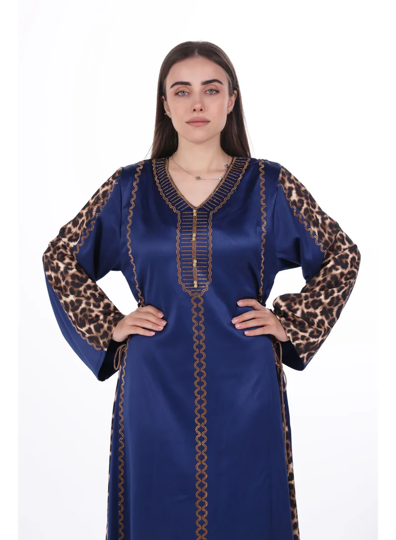 AL BENT AL SHARQIEH women satin jalabiya dress