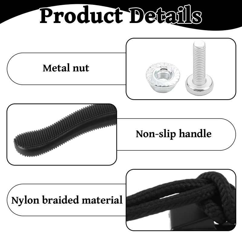 9PCS Universal Zipper Repair Kit, 3 Sizes Replacement Pulls & Sliders for Jackets, Backpacks, Luggage, Jeans - Instant No-Sew Fix for Broken Zippers, Includes Removable Tool (Black) - Image 3