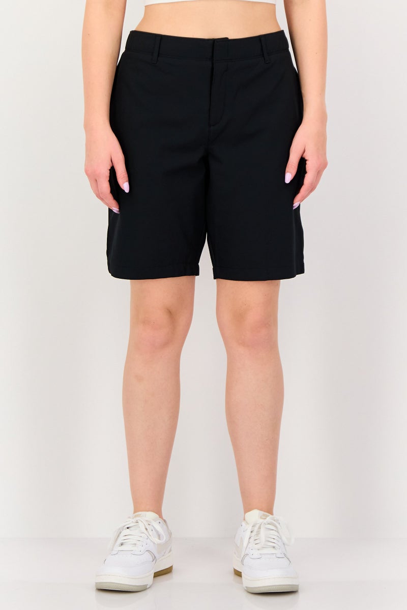 UNDER ARMOUR شورتات تدريب رياضية للنساء، سوداء - Image 1