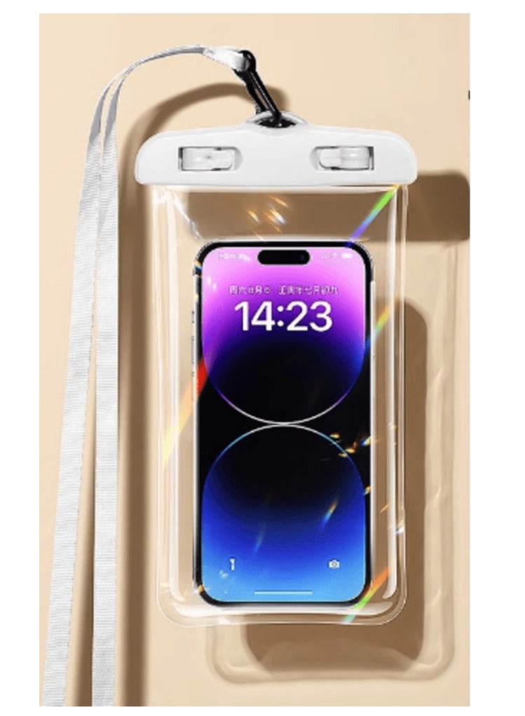 Floating Waterproof Mobile Phone Case - White Color - Image 2