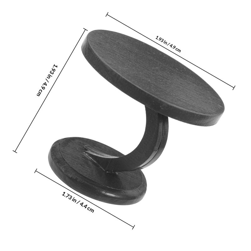 Vintage Style Metal Mini Round Side Table For Dollhouse Living Room Scene Accessories - Image 3