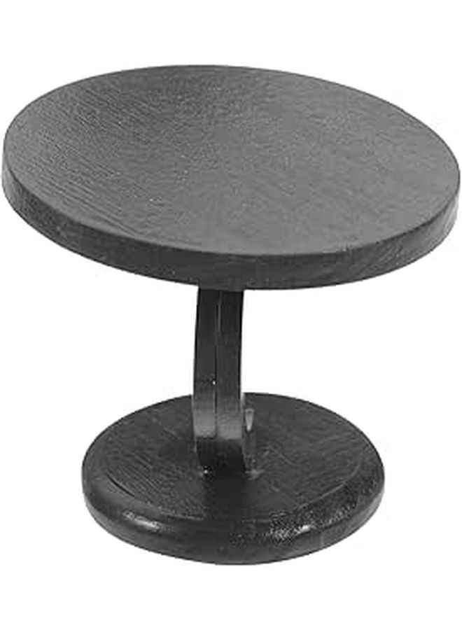 Vintage Style Metal Mini Round Side Table For Dollhouse Living Room Scene Accessories - Image 1