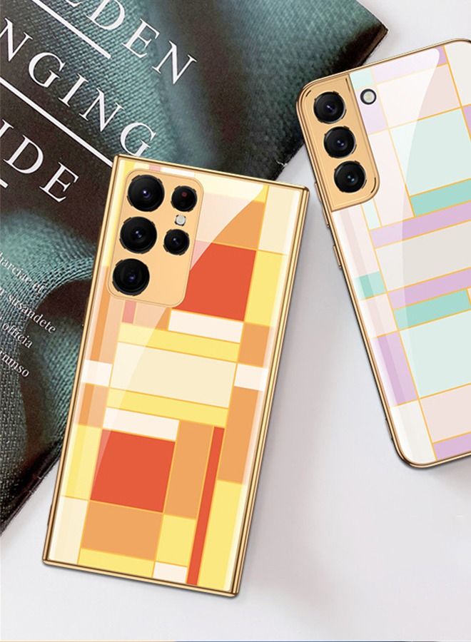 GROIC Samsung Galaxy S22 Ultra 6.8 Inch Case Plating Phone Case, Soft TPU Airbag Anti-Fall Shockproof Camera Protective Electroplated - Image 4